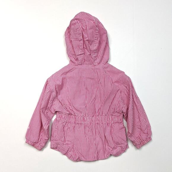 Oshkosh B'gosh Jacket Girls Size 18m Pink Gingham Jacket - Picture 4 of 5
